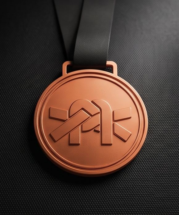Medalha com o símbolo do nolegado
